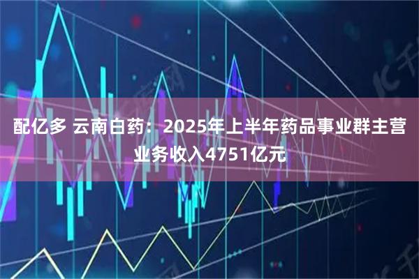 配亿多 云南白药：2025年上半年药品事业群主营业务收入4751亿元