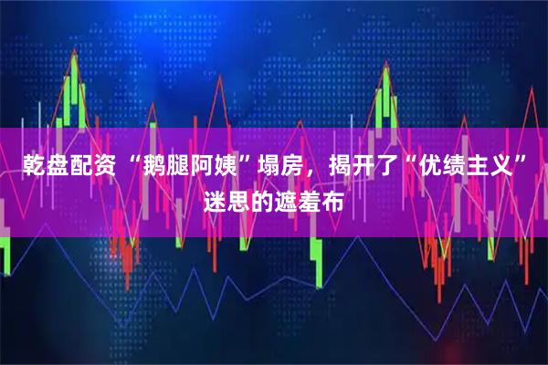 乾盘配资 “鹅腿阿姨”塌房，揭开了“优绩主义”迷思的遮羞布